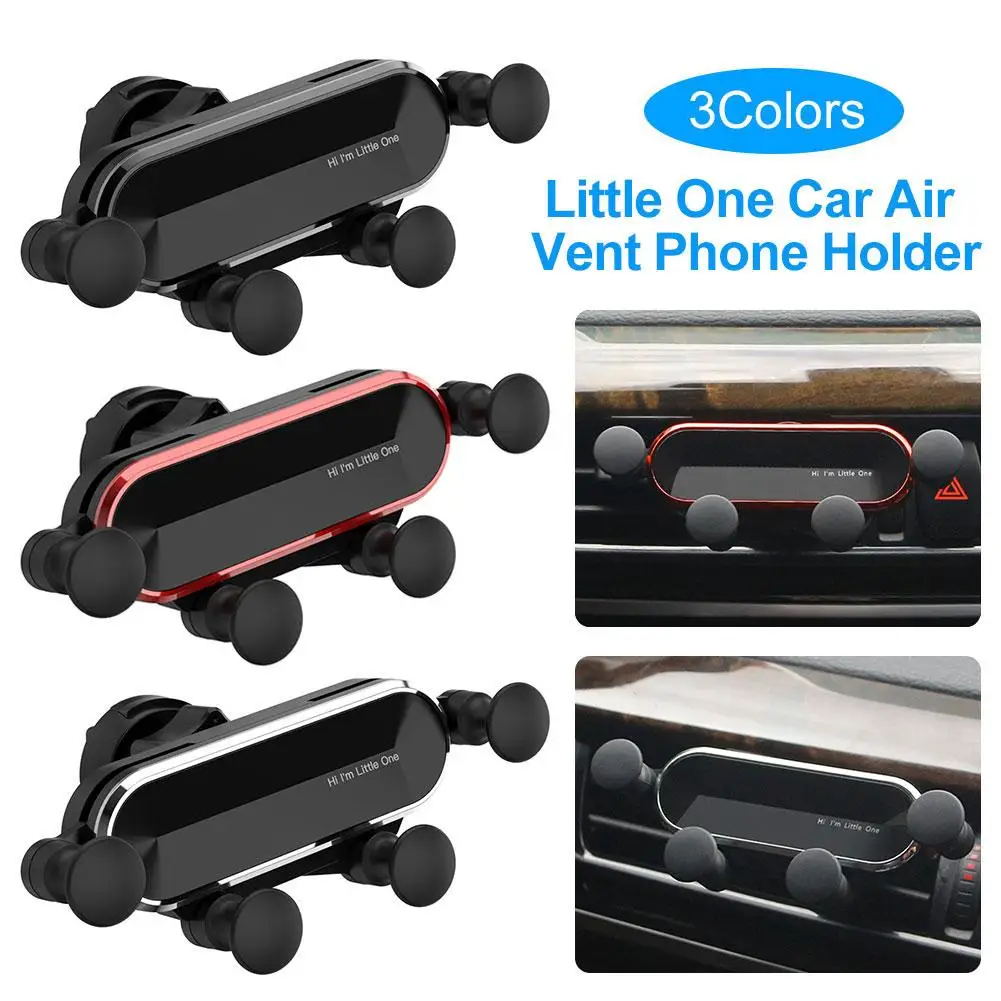 New LittleGravity Car Phone Holder For IPhone Xs Universal Air Vent Mount Support Smartphone Mobile Phone Car Holder Stand