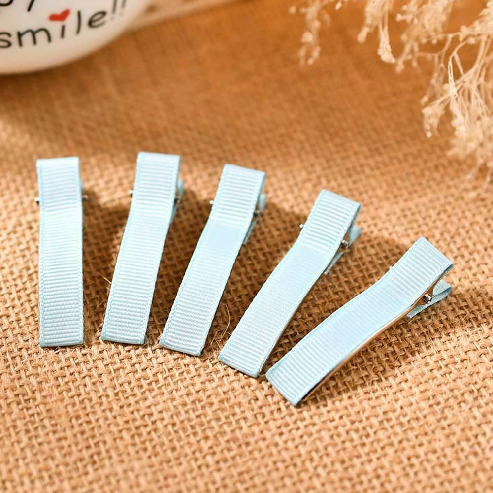 10PCS 늑골이있는 악대 Hairclip 4.5cm Hairbows 세련된 헤어 액세서리 패션 헤어 자용 머리 스냅 클립 DIY 클립 모자를 쓰고 있죠 액세서리