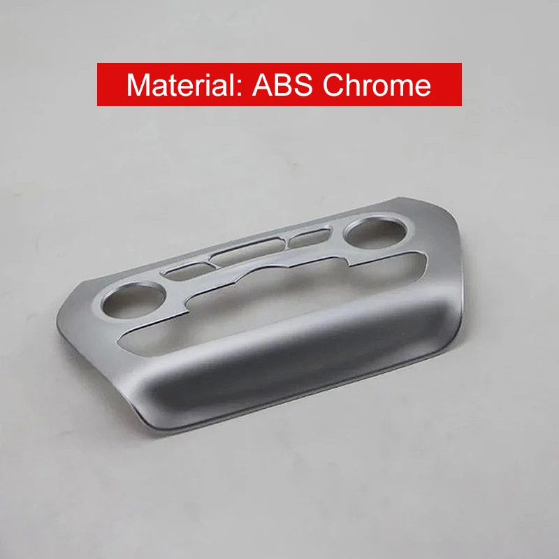 For Jeep Cherokee KL 2014 2015 2016 2017 2018 2019 2020 2021 Car Central Control Air-Conditioning Knob Switch Frame Trim Cover