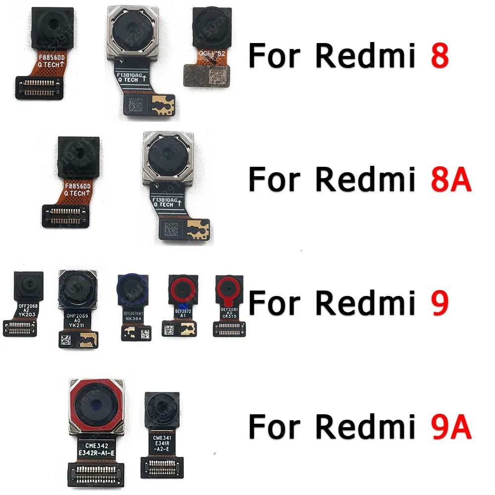 

Front Back Camera For Xiaomi Redmi 9 9A 8 8A Rear Facing Flex Selfie Frontal Camera Module Replacement Spare Parts