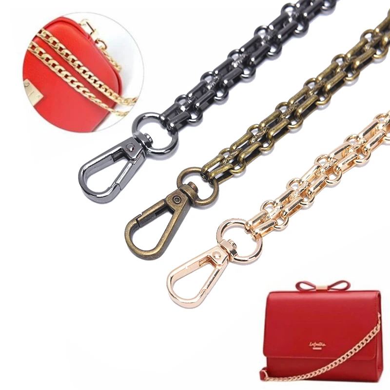 30cm Metal Chain Strap Shoulder Cross Body Bag Replacement DIY Bag Accessories Hardware Double Woven Iron Chain