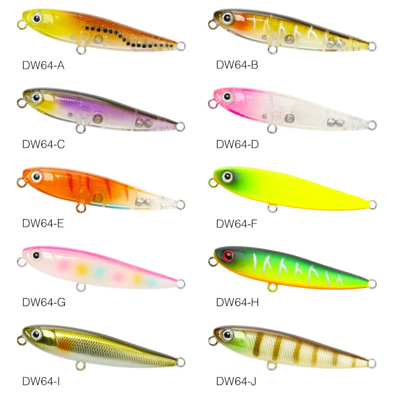 TSURINOYA DW64 – Señuelo lápiz flotante para trucha - imagen 3