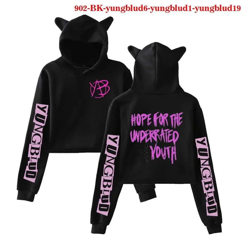 Hip Hop Khoác Hoodie Yungblud In Áo Nỉ Nam Nữ Thu Đông Cổ Áo Kawaii Áo Thu Xuân Yungblud Hoodie Unisex