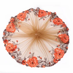 2Yards/Lot High Quality Lace Trim Embroidery Lace Fabric Mesh Lace Ribbon Tulle Guipure Cord Lace Sewing DIY Doll Cloth