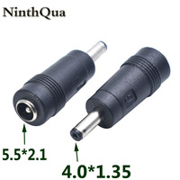 1 PCS 5.5 x 2.1 mm female to 4.0 x 1.35 mm male DC Power Connector Adapter Converter 5.5*2.1 to 4.0*1.35 mm For ASUS Laptops