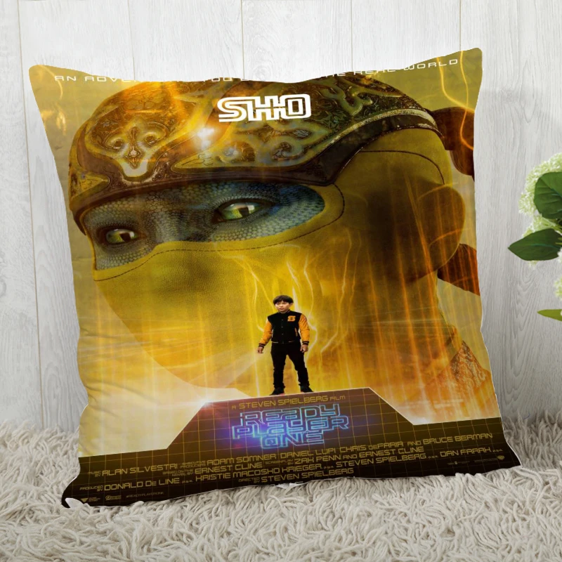 Custom Ready Player One Pillow Case Polyester Decorative Pillowcases zipper Pillow Case Pillowcase Cover 40*40cm drop shipping