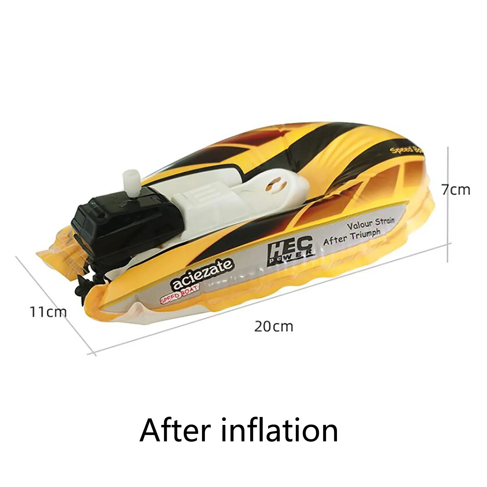 Kids Inflatable Wind up Speedboat Clockwork Ship Boat Model Bath Toy Bathtub Swimming Pool Water Play Game Shower Bathing Toys