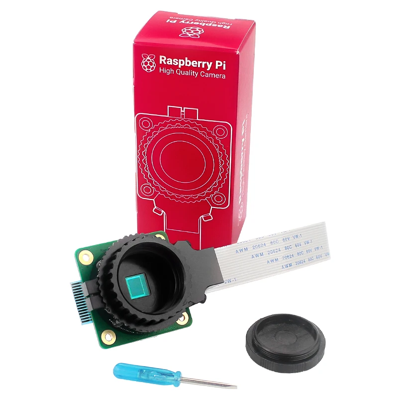 Raspberry Pi 4 High Quality Camera Module with Industrial-grade HD Zoom Telephoto 8-50mm Lens / 16mm Lens for Raspberry Pi 4/3B+