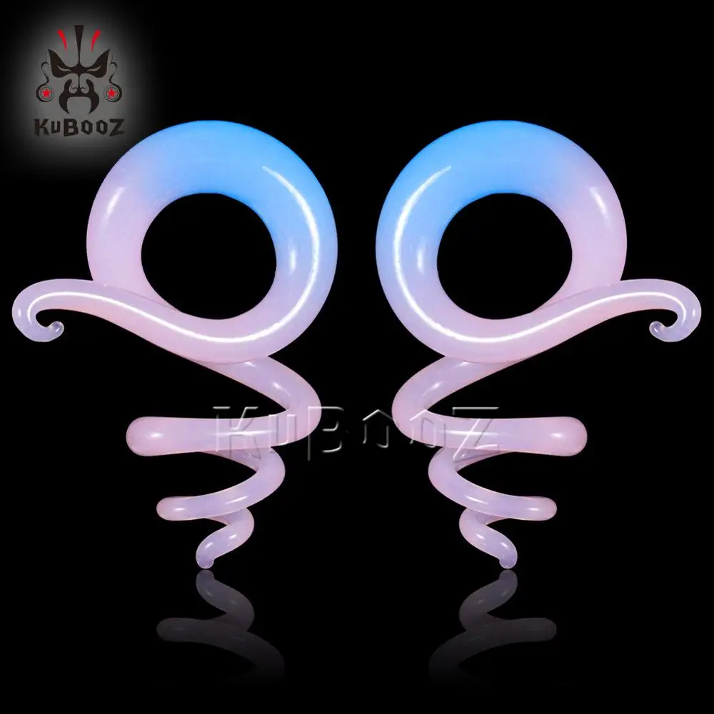 Colorful Spring Ear Piercing Expanders Ear Strechers Flesh Body Jewelry Gift For Unisex Person Earring Stud 6mm to 10mm