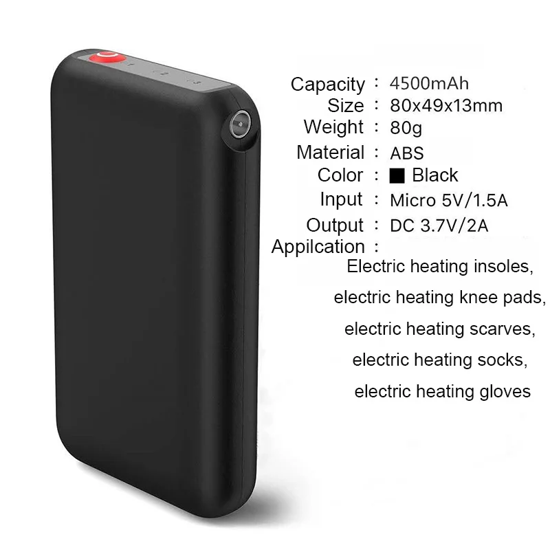 ความร้อนอุ่นถุงเท้าเต็มรูปแบบความร้อนกีฬาถุงเท้าอุ่นสำหรับผู้ชายผู้หญิงเครื่องล้างทำความสะอาดได้