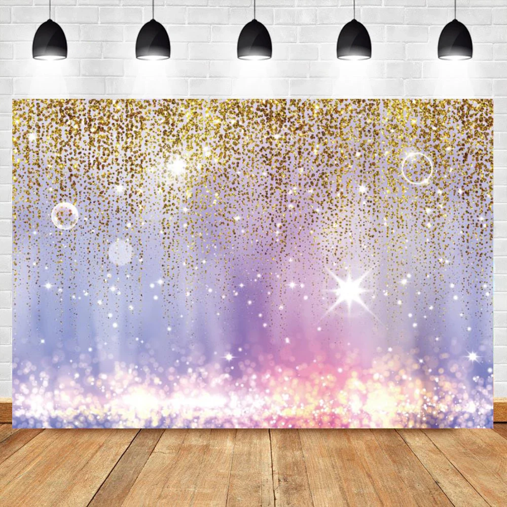 Laeacco Chúc Mừng Sinh Nhật Vàng Đứng Kim Cương Bạc Đảng Tùy Chỉnh Nền Chụp Ảnh Ảnh Phông Nền Chụp Ảnh Phòng Thu Photocall