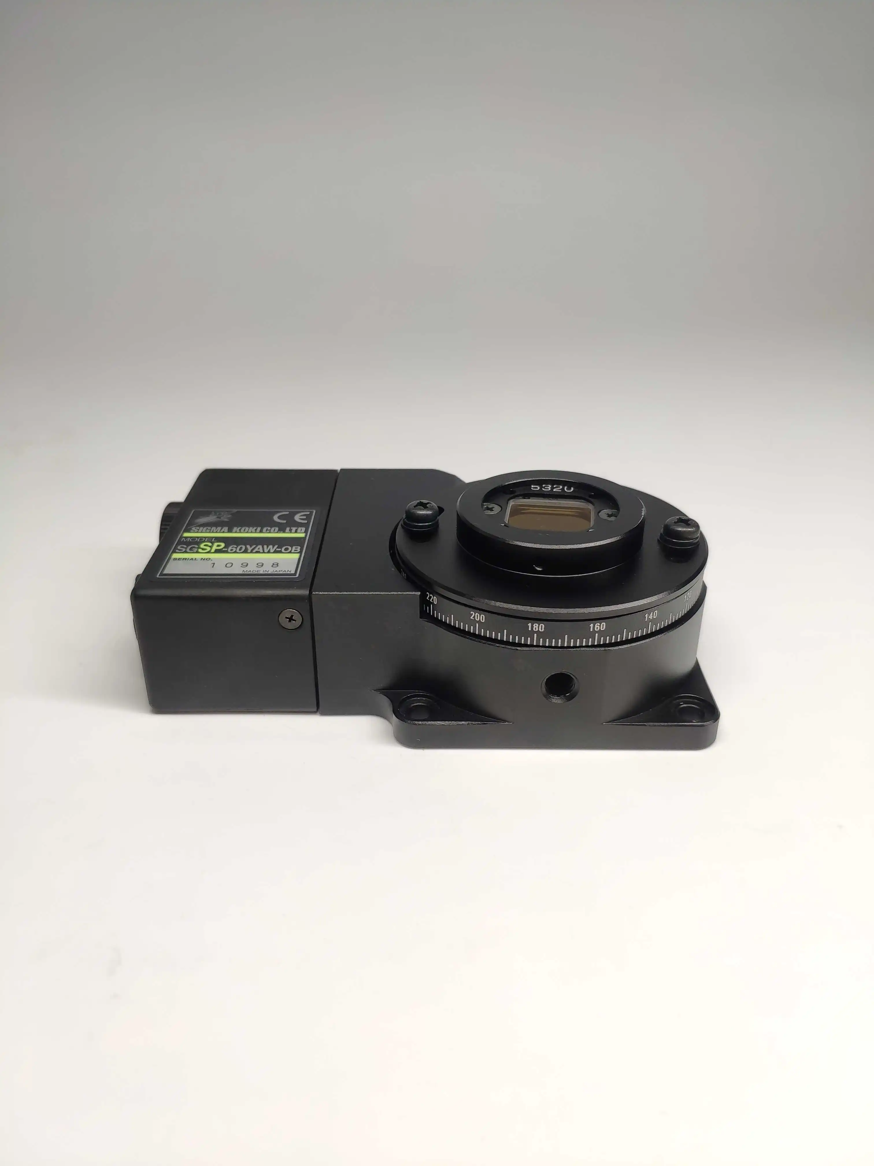 85% Baru SIGMA KOKI R-axis 60Mm SGSP-60YAW-OB 360 ° Rotasi Meja Putar Listrik Ultra-tipis Pelat Pengindeksan Berongga