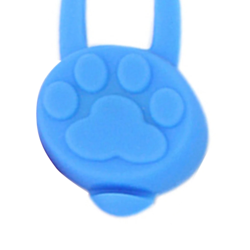 Silicone Rubber LED Pet Collar Lights Night Safety Dog Cat Collar Glowing Luminous Pendant dog accessories