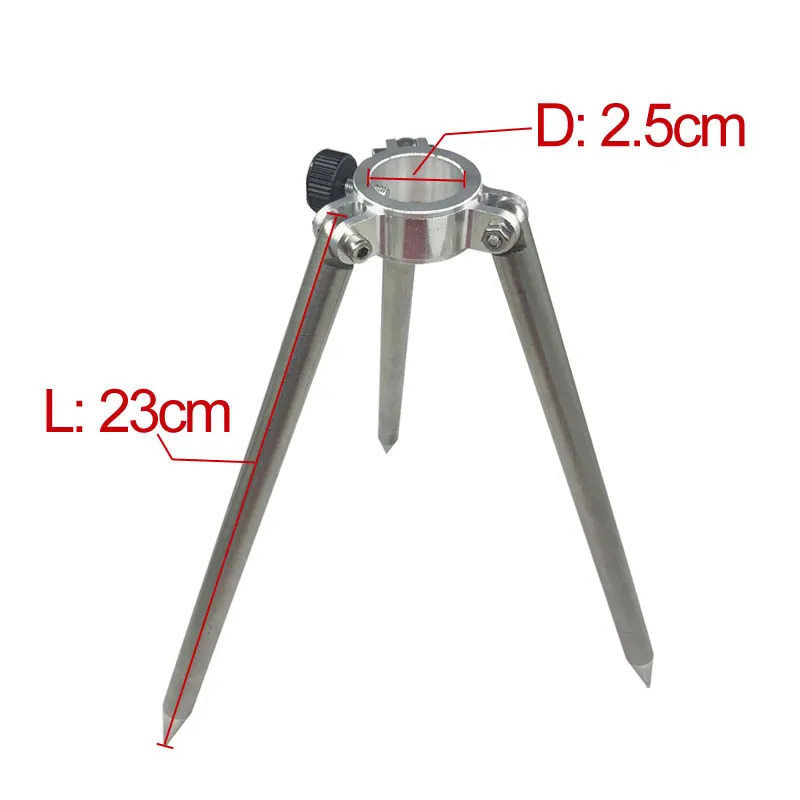 

Brand New Mini Tripod Stand Fit for Prism Pole Surveying Instrument Aluminum Stainless Steel Material