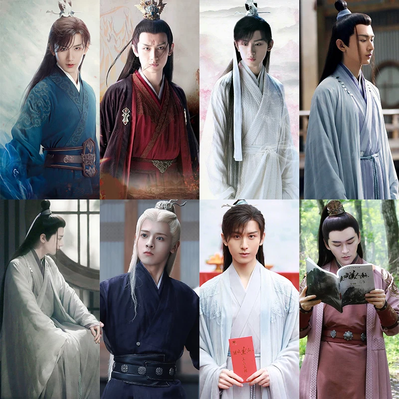 

Love and Redemption Cheng Yi Yu Sifeng Tang Dynasty Men's Hanfu Wide sleeves Xianxia style costume