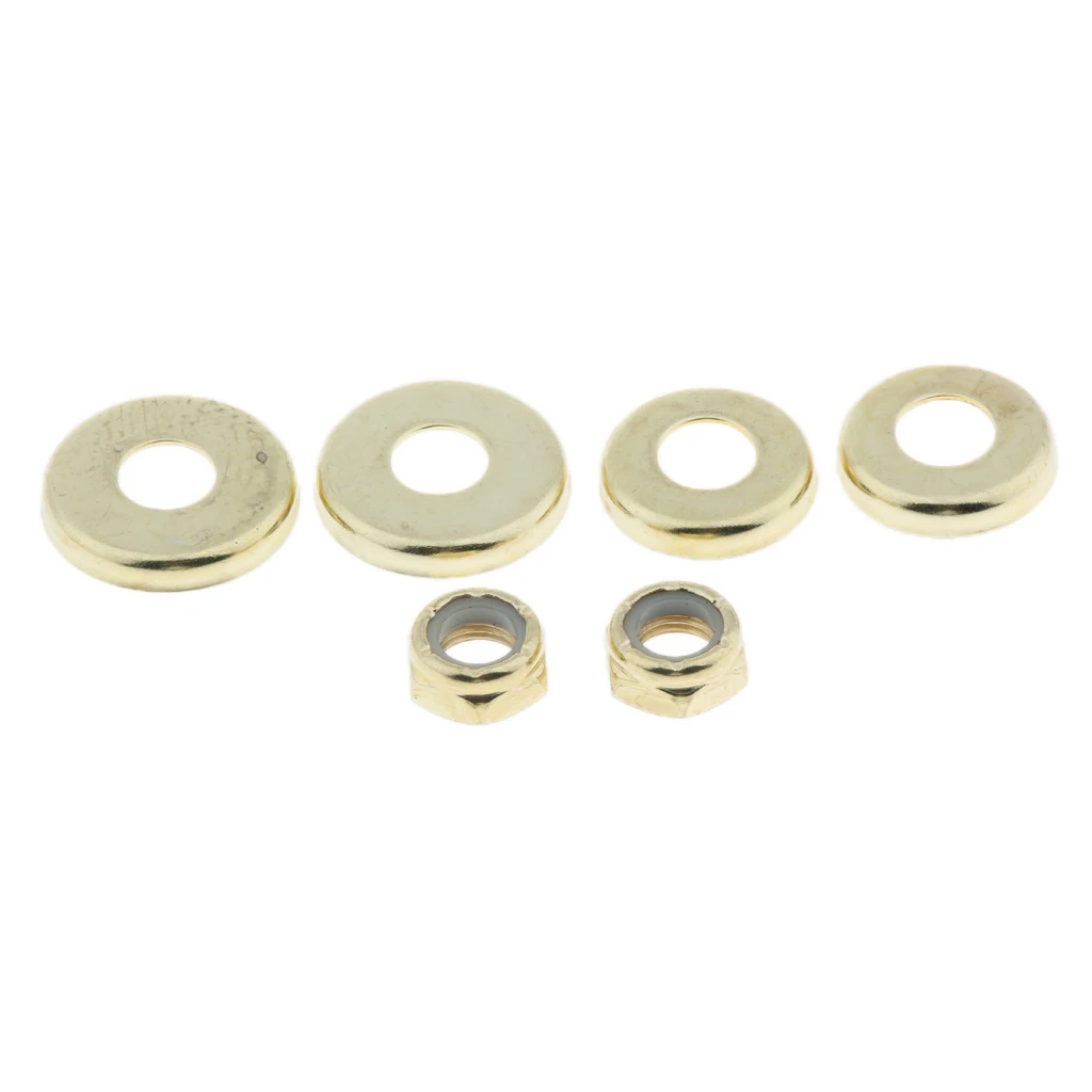 4pcs Replacement Skateboard Truck Bushings Washers Cup Gasket With Nuts Hardware Dropshipping