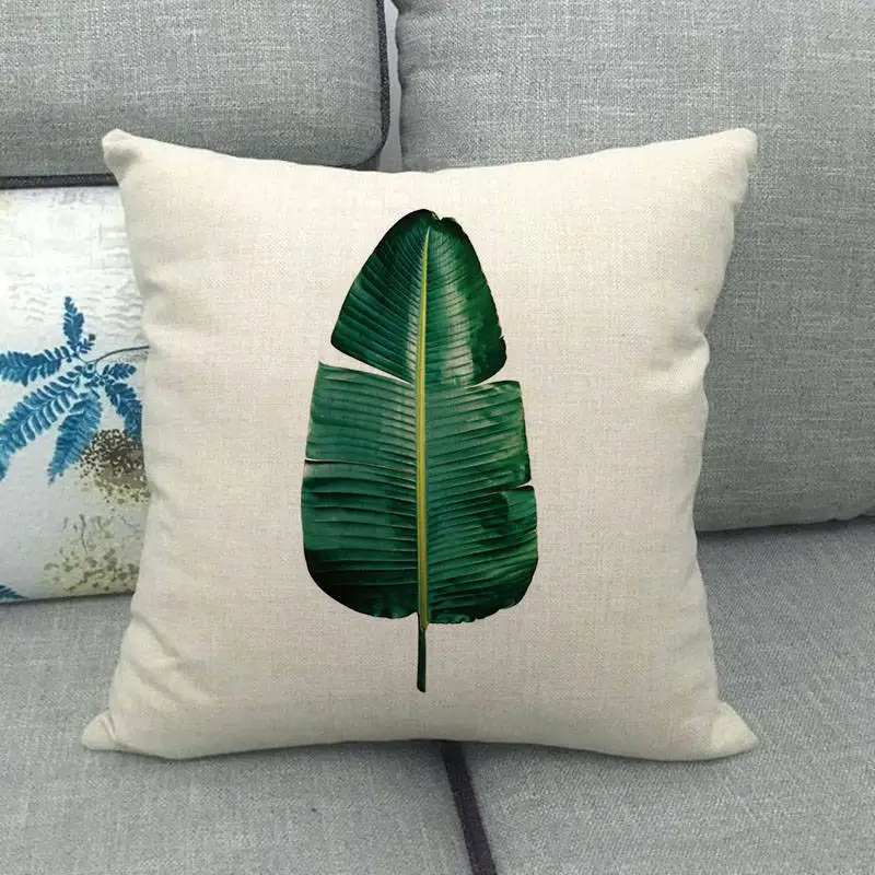 

Home decoration pillow cushion cover living room sofa cushion cover plant floral style pillowcase festival throw pillows cover