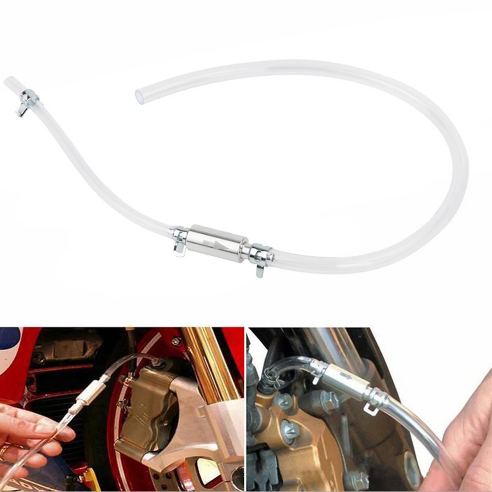 Motorcycle Brake Cleaning Kit Oil Pump Bleeding Hydraulic Bake Bleed Hose Kit