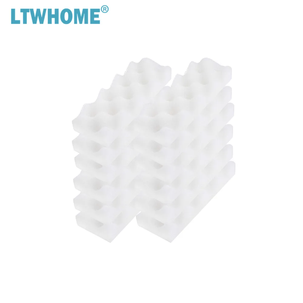 LTWHOME Bio Foam Filter Pads Fit For Fluval Bio-Foam Max 07 Canister Filter 206 / 207 & 306 / 307