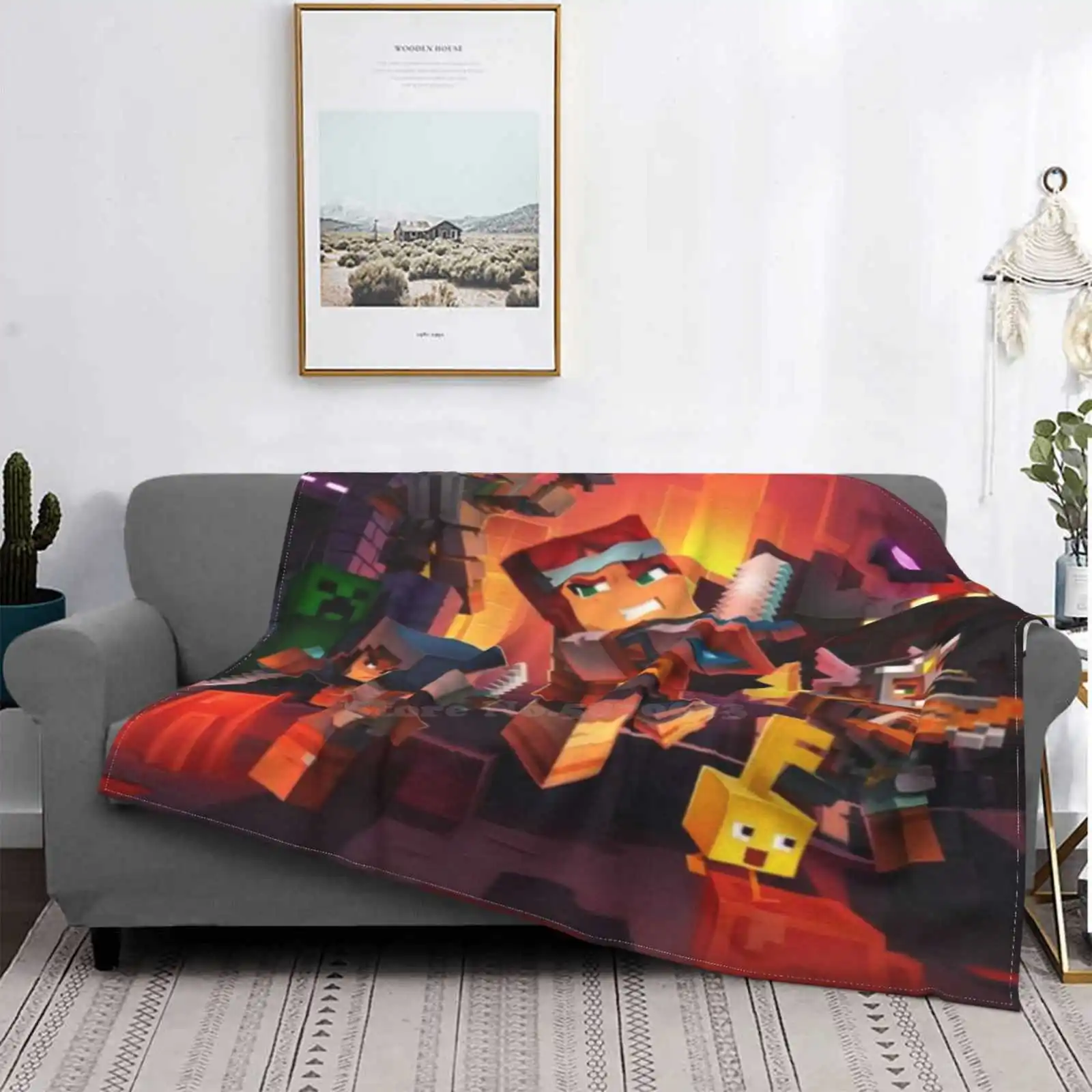 S For Home Sofa Bed Camping Car Plane Travel Portable Blanket S S Mod Maps Characters Games Online Cartoon Kids Space Shuttles