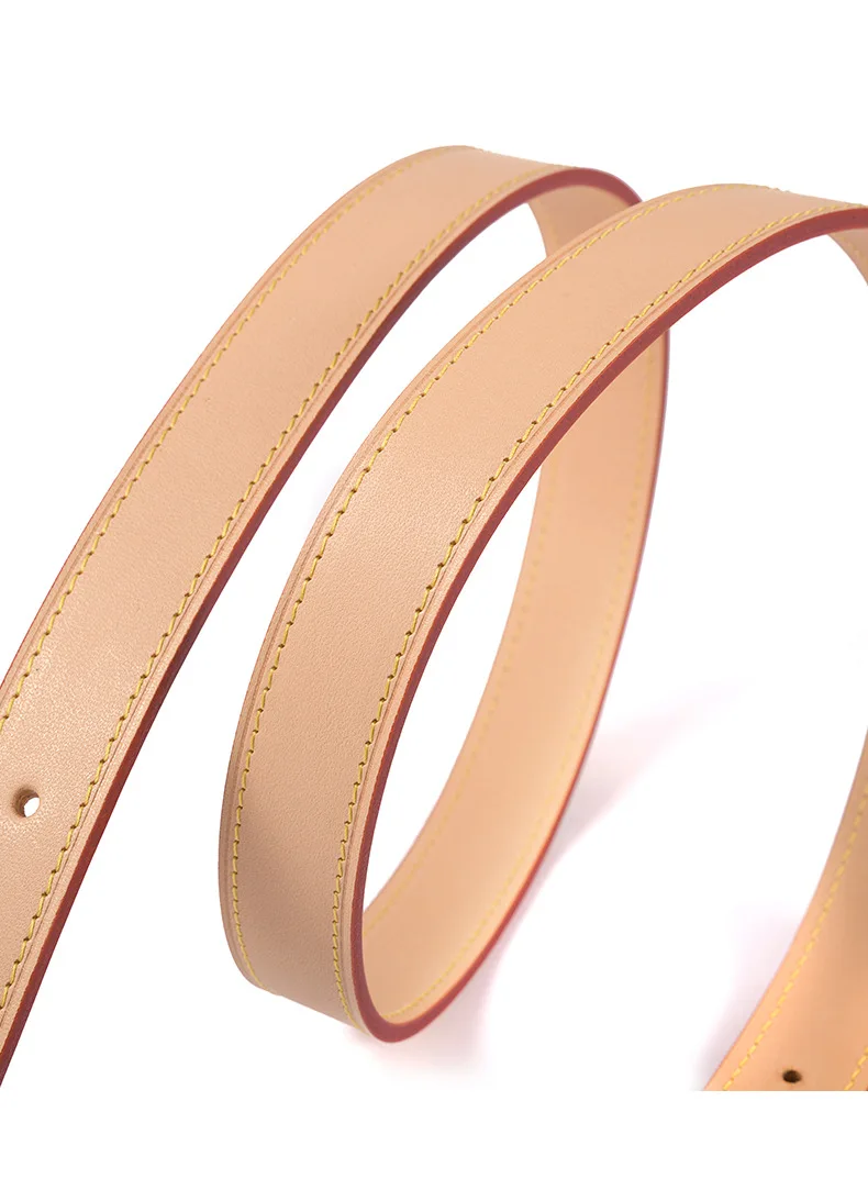 Bag strap 100% genuine leather large 25mm wide strap for designer brand handbag bag oxidation accessory bag parts 120cm