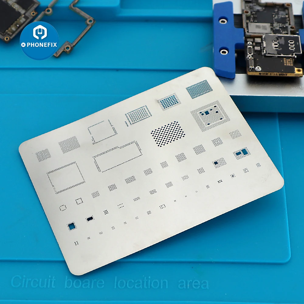 Jabe BGA Reballing Stencil Bản Mẫu Cho iPhone XR XS XSMAX Cho HDD/WIFI/IC Âm Thanh/BT/baseus/EEPROM IC BGA Làm Lại Reballing