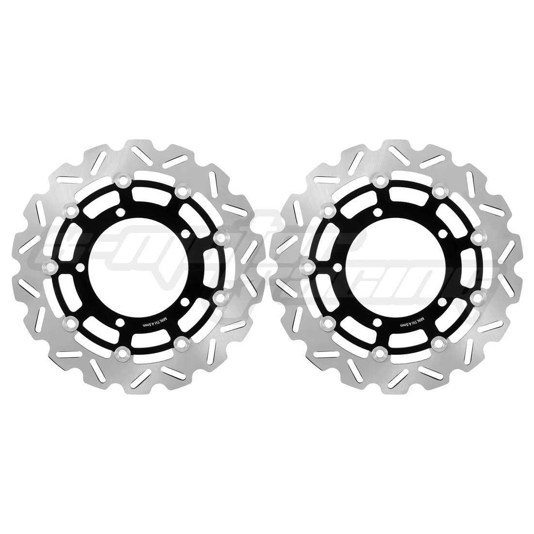 Motorcycle Front Floating Brake Discs Rotors For Suzuki GSX1300R B-KING 2008-2013 GSX1300R HAYABUSA 2008-2016