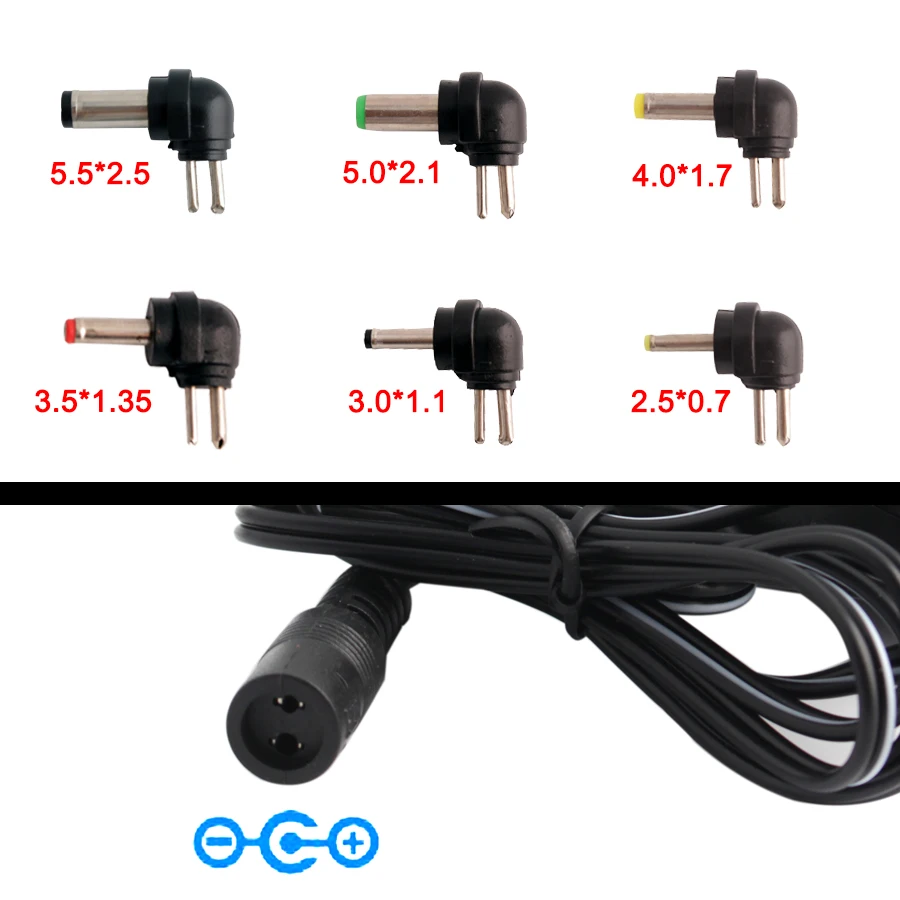 Universal Adapter Multi Voltage Power Transformer AC 220V 110V TO 5V 6V 7V 9V 12V LED Driver Power Supply With 6 Plug Connector image 5