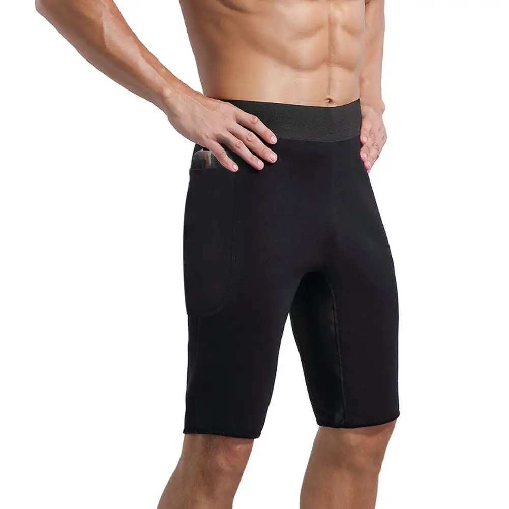 Men\'s Weight Loss Slimming Compression Short Pants Neoprene Gym Sport Leggings Shorts Sauna Hot Sweat Thermo Body Shaper Running