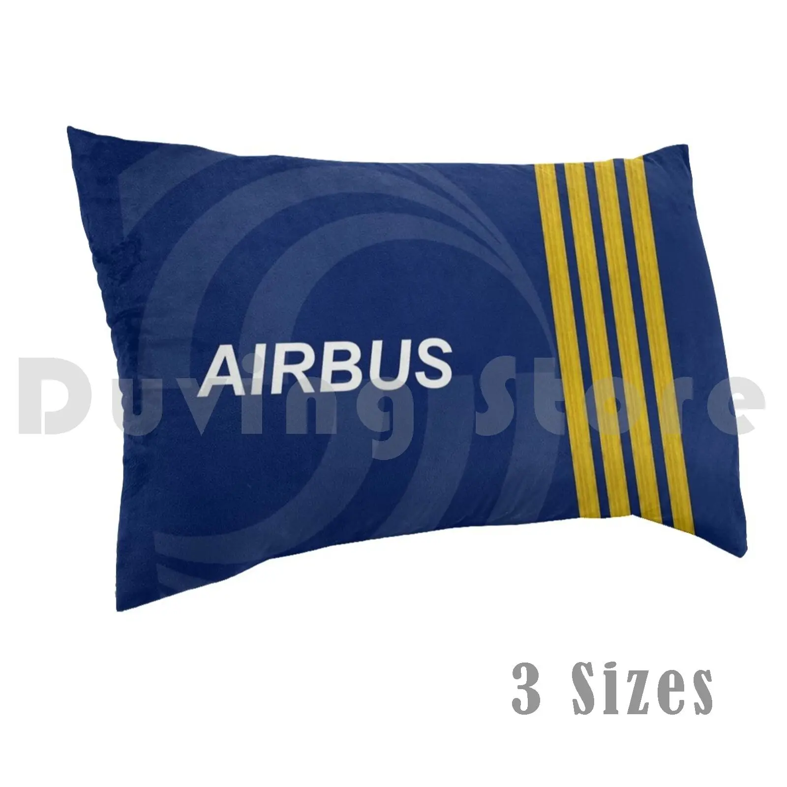 Airbus Pillow Case DIY 50*70 Airbus Aviation Jet Plane Pilot Captain Stripes Four Airways Jesus Christ