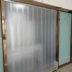 New 1PCS Kit Custom-made Windproof Warm PVC Door Curtain Matte Windproof Soft Curtain Indoor Outdoor Room Hanging Strip Screen