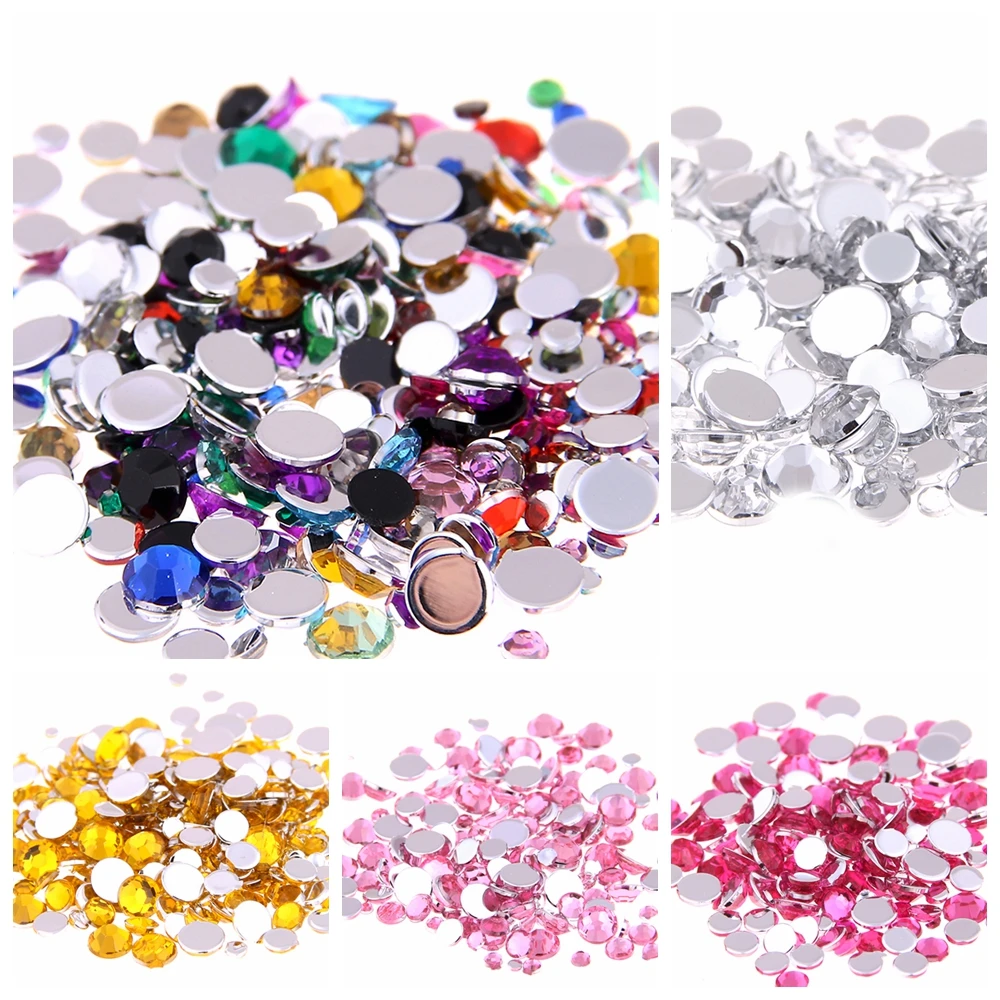 

Acrylic Rhinestones 2mm 5000pcs for Shoes Clothing Decorations High Shine Sparkling Fashion Nail Art Decorations