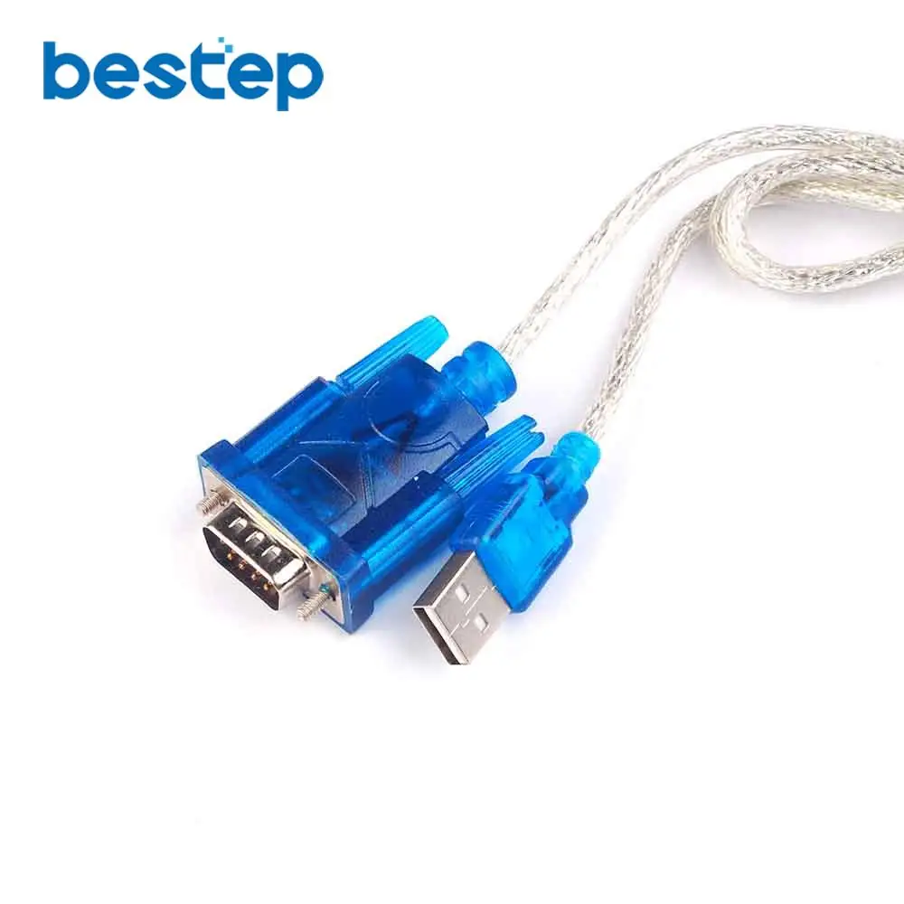 1PCS HL-340 New USB to RS232 COM Port Serial PDA 9 pin DB9 Cable Adapter support Windows7-64