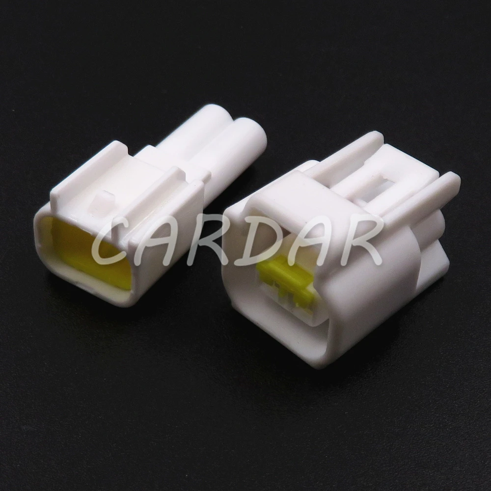 1 Set 2 Pin Car High Voltage Pack Ignition Coil Plug White Wire Harness Sealed Socket AC Assembly  FW-C-2F-B FW-C-2M-B