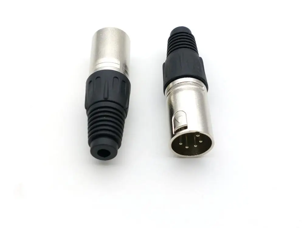 Imagem -02 - Conector Masculino da Solda de Xlr de 25 Peças Pinos para o Cabo do Microfone