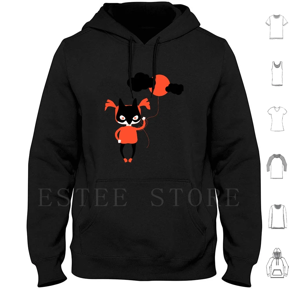 Kitsune Hoodies Cartoon Cute Vector Art Zorro Girls Monochrome Kids Illustrations For All Hipster Anime Red Negro