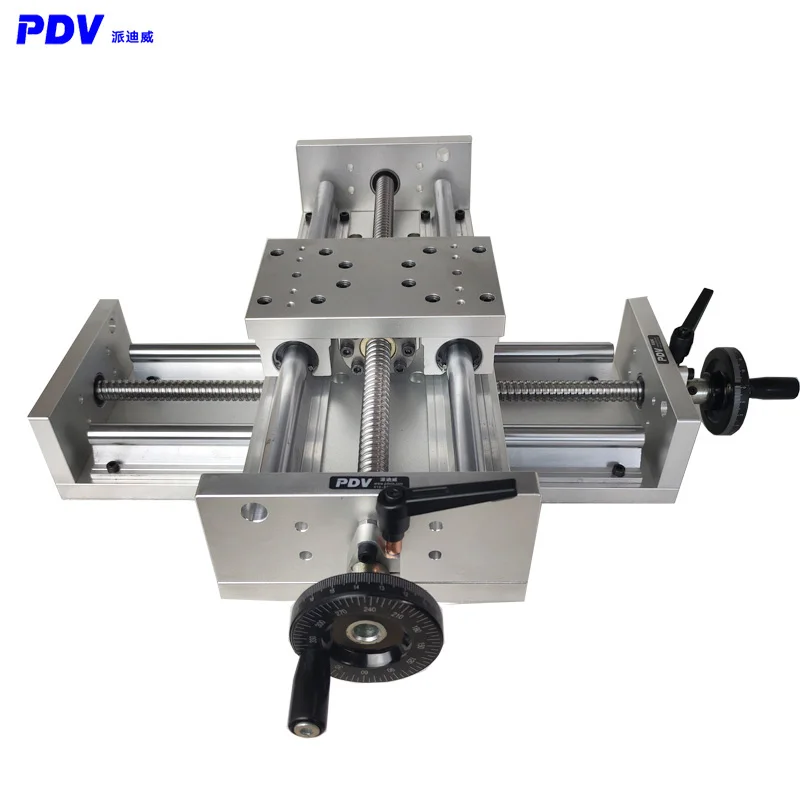 الكرة المسمار انزلاق الجدول ، دليل انزلاق الجدول ، دليل الترجمة الجدول ، تحمل 70 كجم ، مع قفل ، ثلاثة محاور انزلاق الجدول