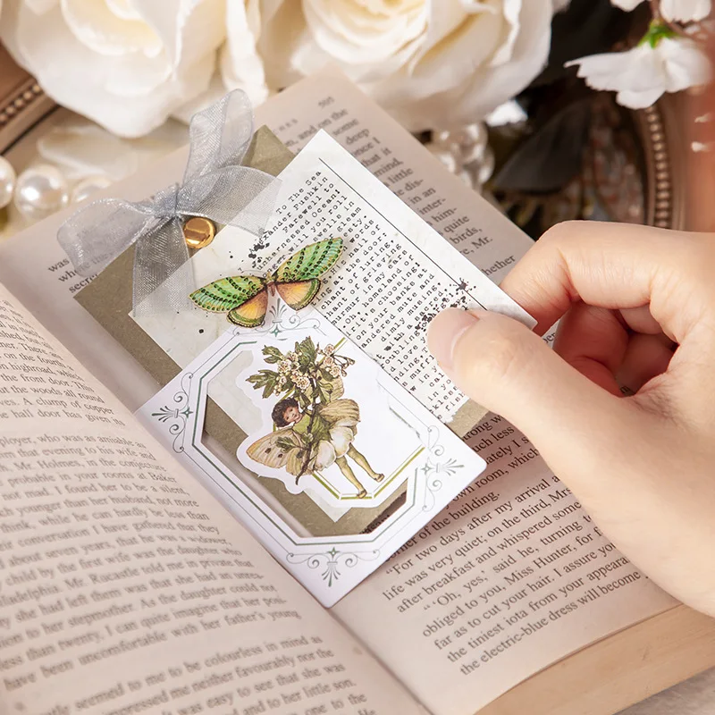 Mengtai 30pcs Fairy in the garden Decorative Stickers Scrapbooking diy Label Diary Stationery Album sticky note Journal Planner