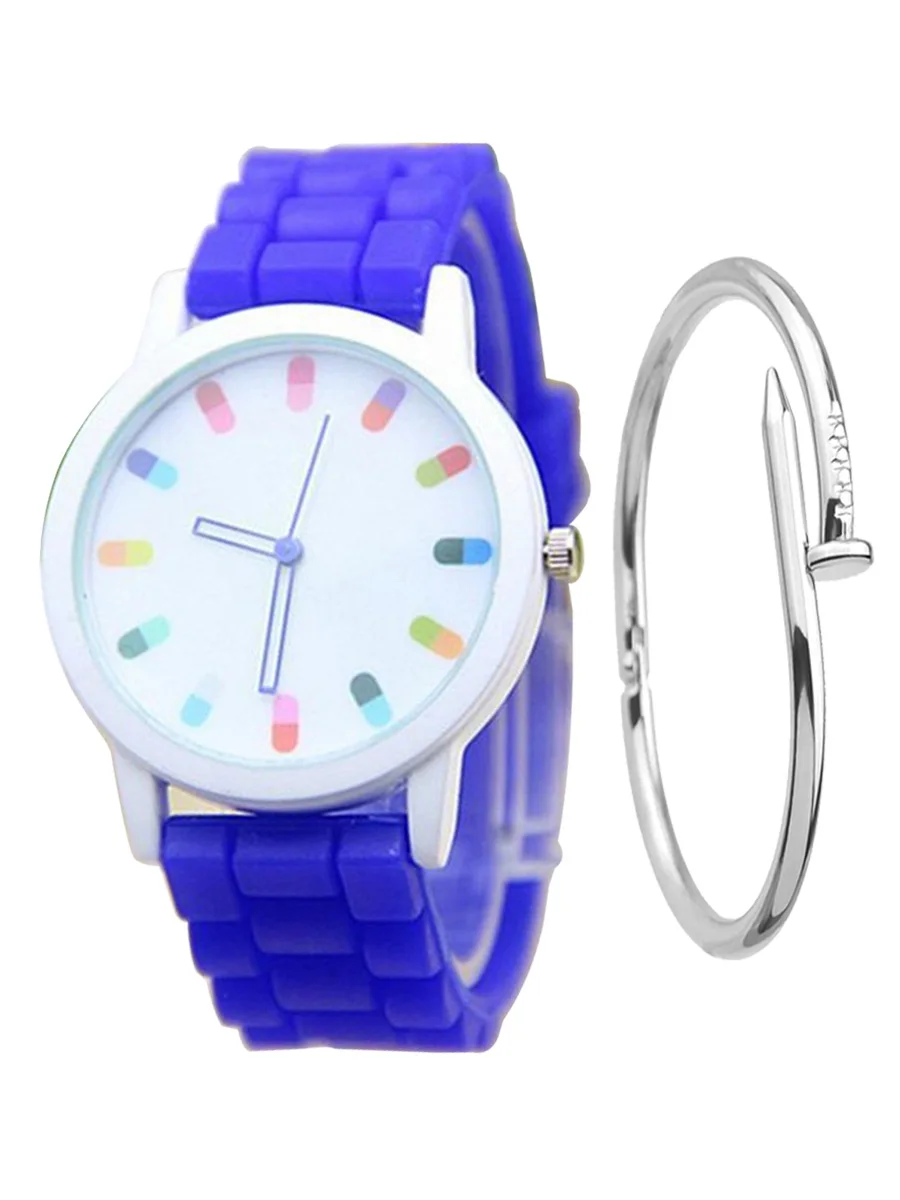 Women's band, silicone watch of wrist of sports Pretty wear Nice quartz Nice colored quartz wrist watches for women designer