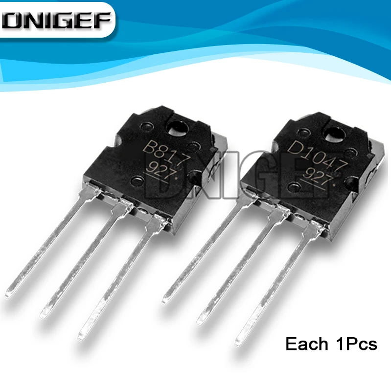 1pair 2PCS 2SD1047 TO-247 D1047 TO-3P TRANSISTORS 2SB817 B817 Pair                  ( 2SD1047 +2SB817) Each 1PCS