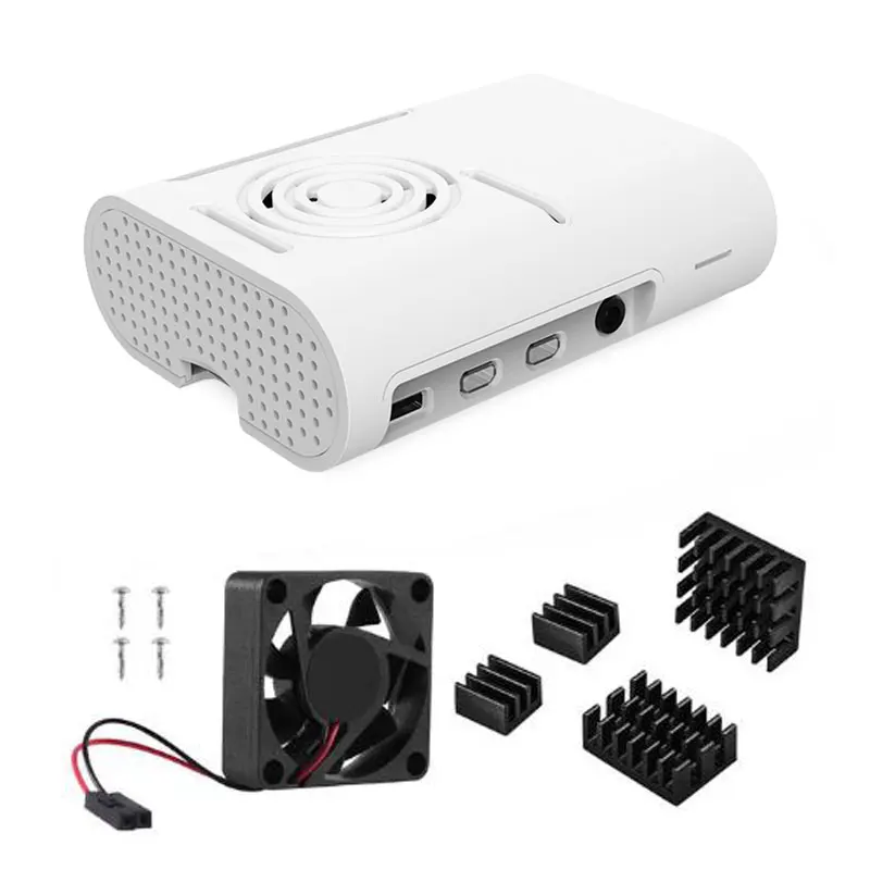 Raspberry Pi 4 Case Met Cooling Fan Heatsink Aluminium Koellichaam Voor Raspberry Pi 4