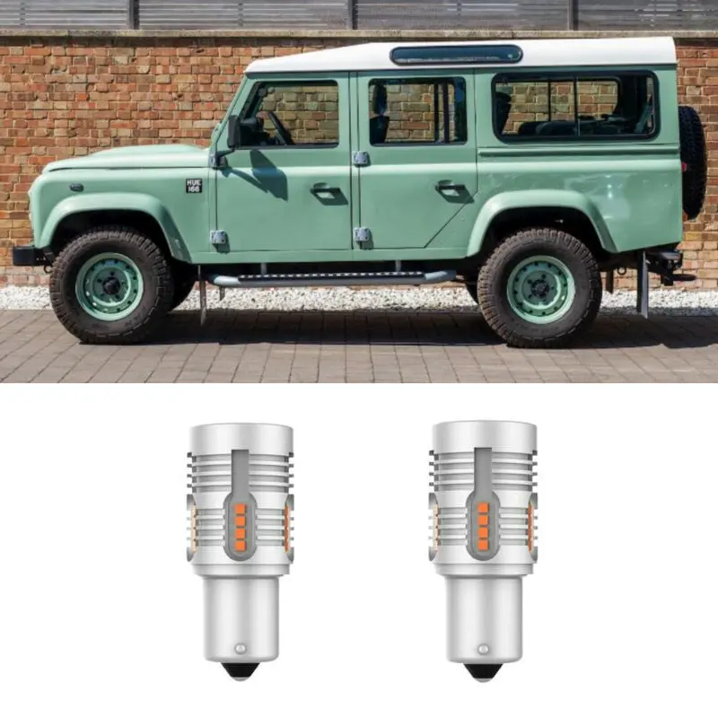 Intelligent IC Decoding Turn signal Light for Land Rover DEFENDER sw L316  FREELANDER 2 L359  canbus 1556LM No strobe 2pc