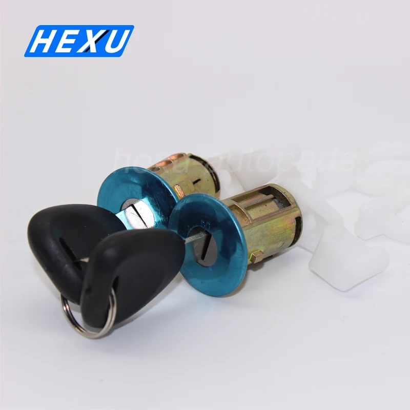 A Pair Of Lock Cylinder With Key For Renault Clio II Master Scenic 7701472806 7701471219 7701471221 7701471311 256518