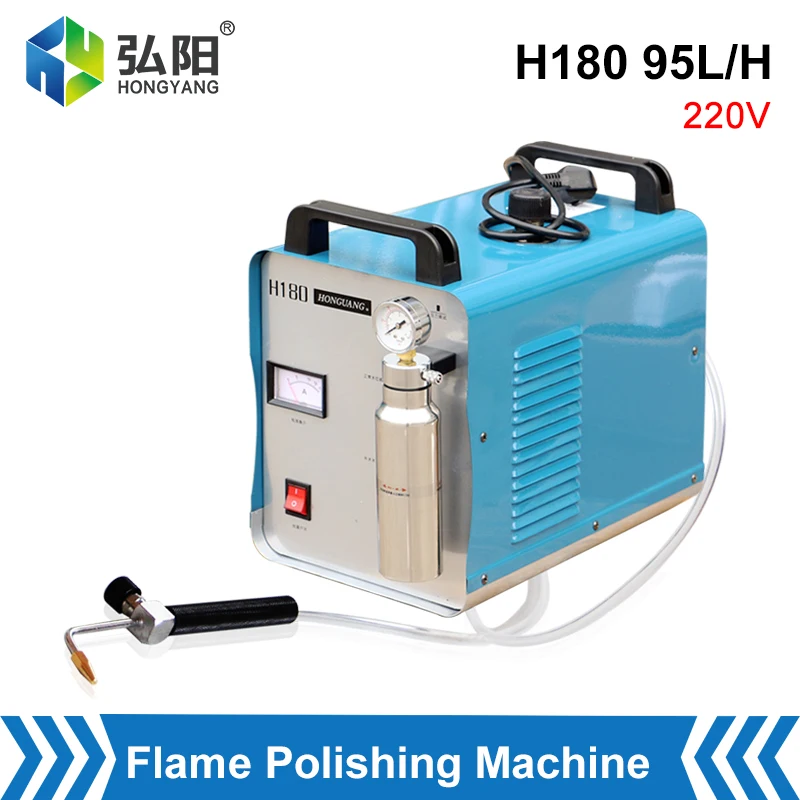 H180 95l/H 220v Acrylic Polishing Electromechanical Grinding Flame Welder Crystal Word Oxygen Hydrogen Grinding Machine