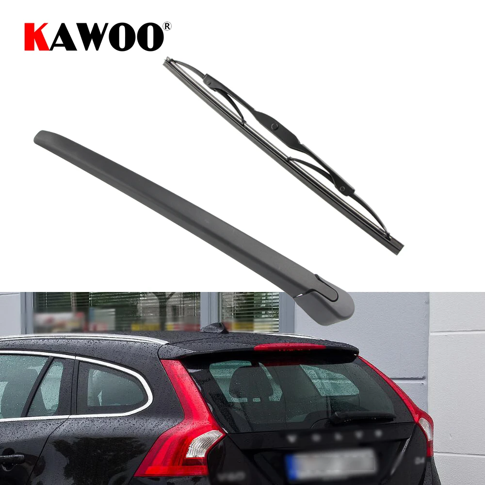 KAWOO Car Rear Wiper Blade Blades Back Window Wipers Arm For VOLVO V60 Hatchback ( 2010 Onwards ) 305mm Auto Windscreen Blade