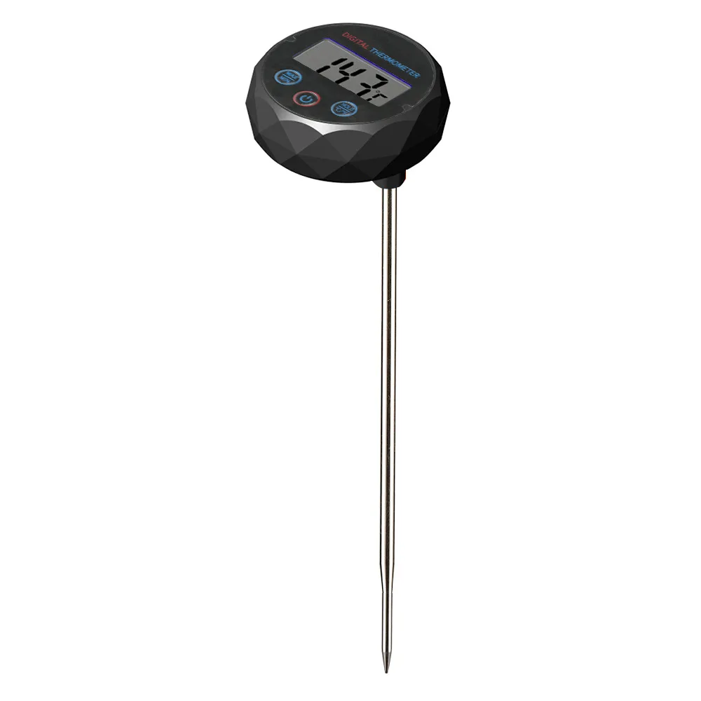 Digital Thermometer Kitchen Probe Food Tea Water Meat Milk Coffee Foam BBQ Temperature Tester -50 to 300 ° C Stainless Steel