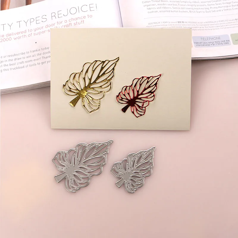 DUOFEN METAL CUTTING DIES 2020 New bush leaves stencil for DIY papercraft projects Scrapbook Paper Album