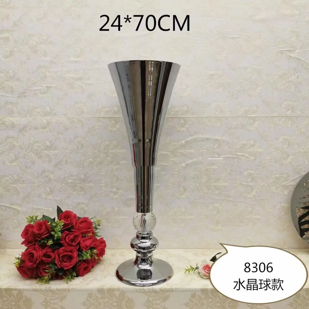 12pcs)69cm tall)Flower Stand Wedding Decoration Stand Wholesale Wedding Decoration Crystal Flower vase floral stand qq328