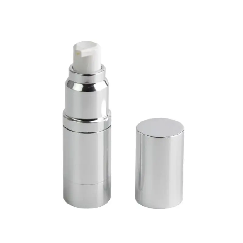 

Latest Design Spot 12ml Empty Plating Three-piece Lotion Vacuum Bottle Cosmetic Travel Vacuum Flask Containe 20pcs/lot