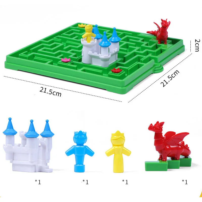 Children Puzzle Sleeping Beauty Castle Maze Game Board Game Space Imagination Parent-child Maze Chess Thinking Logic Toys